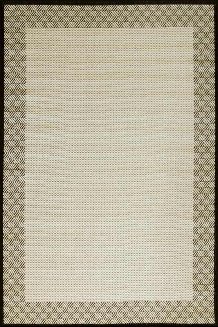 Sisalo Border Flatweave Rug - 196 Beige