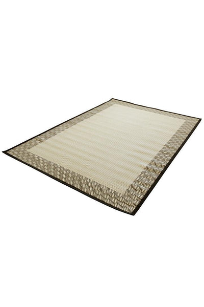 Sisalo Border Flatweave Rug - 196 Beige