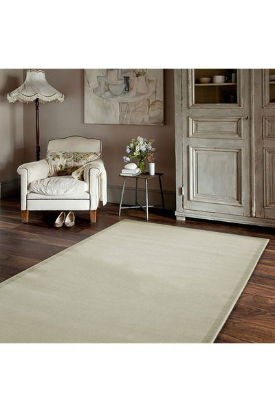 Sisalo Border Flatweave Rug - 198 Beige