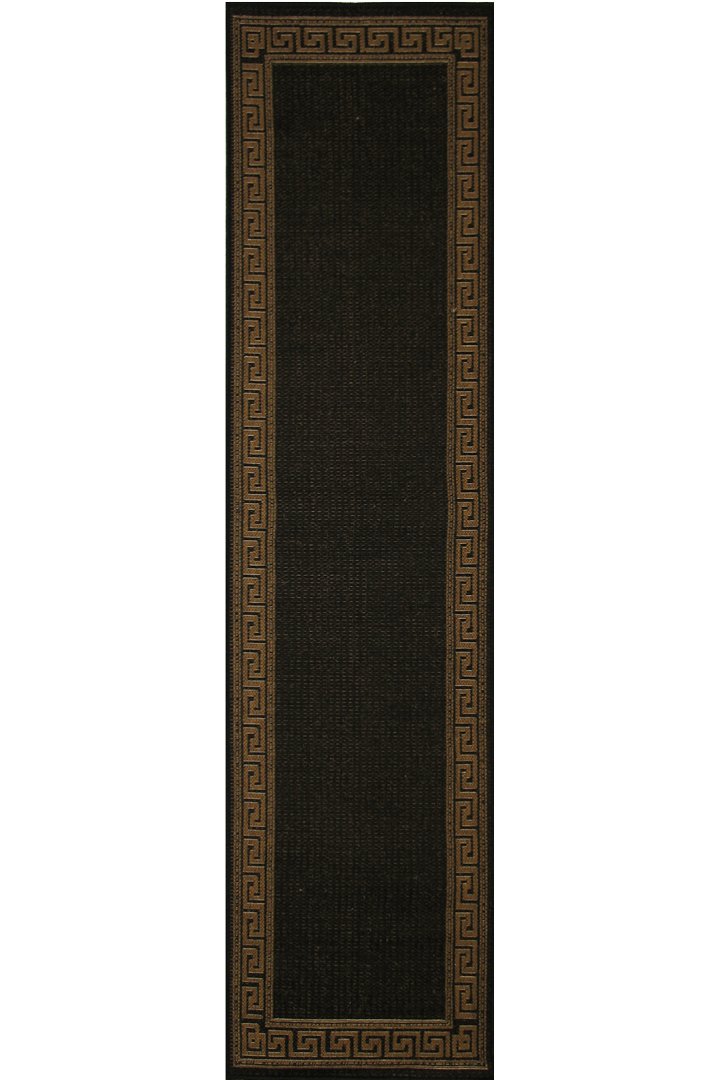 Sisalo Border Flatweave Rug - 173 Brown