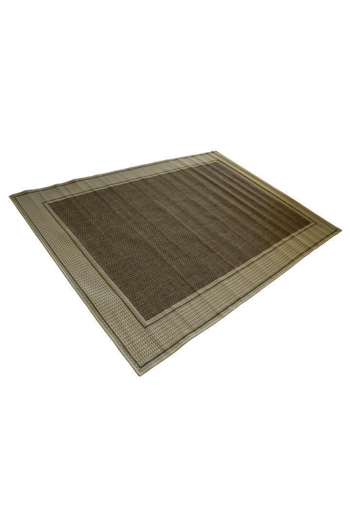 Sisalo Border Flatweave Rug - 102 Brown