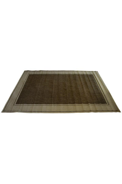 Sisalo Border Flatweave Rug - 102 Brown