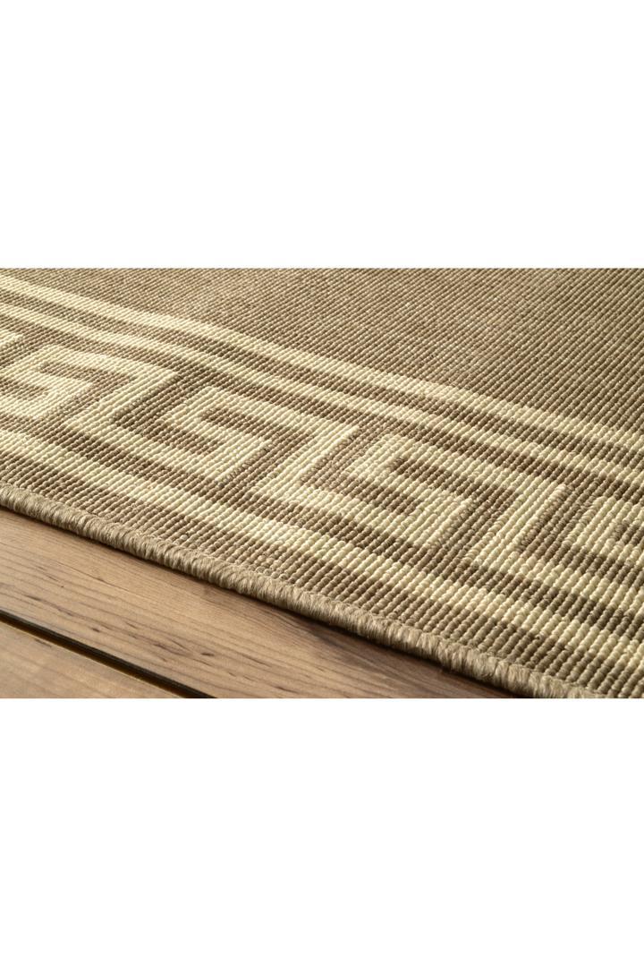 Sisalo Border Flatweave Rug - 104 Natural