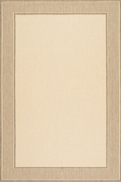 Sisalo Border Flatweave Rug - 101 Natural