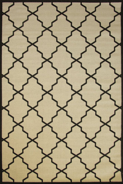 Sisalo Trellis Flatweave Rug - 104 Beige