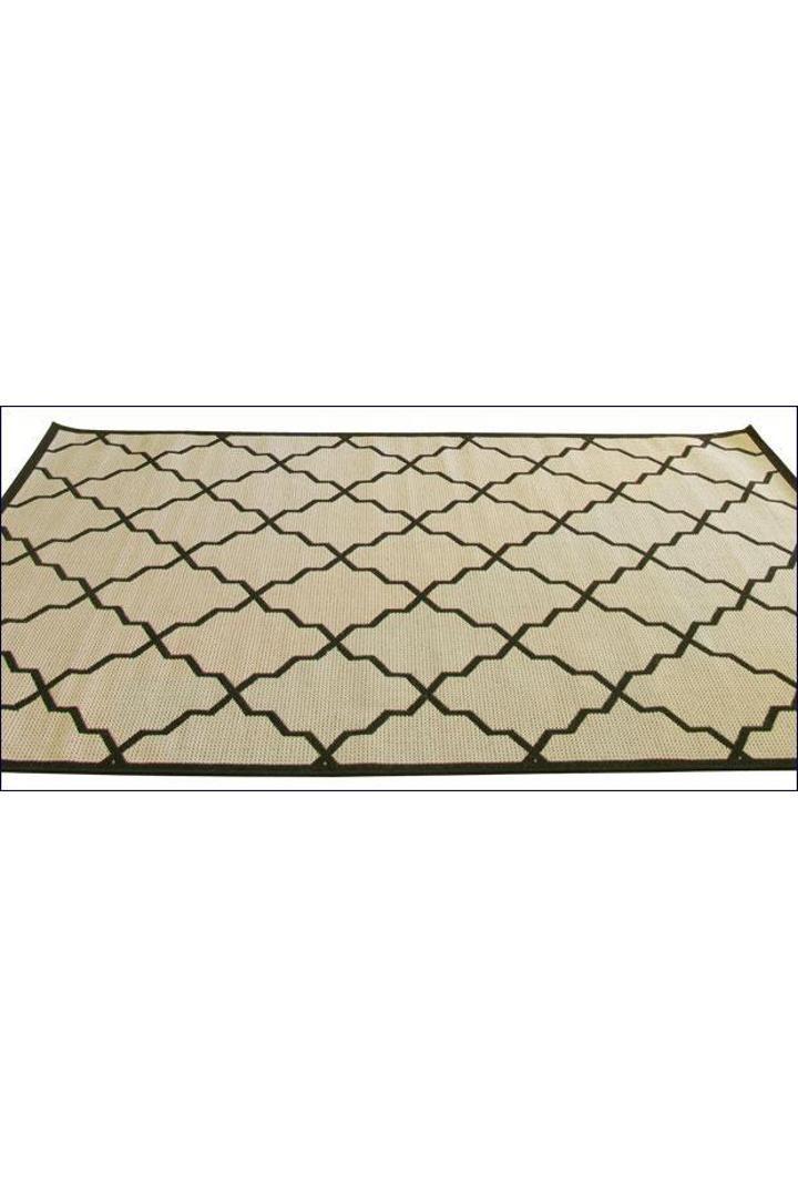 Sisalo Trellis Flatweave Rug - 104 Beige