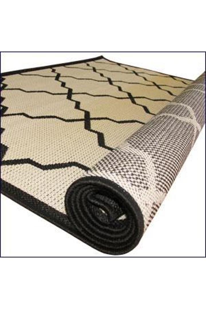 Sisalo Trellis Flatweave Rug - 104 Beige