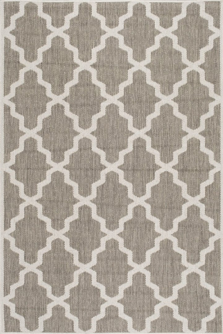 Sisalo Trellis Flatweave Rug - 106 Brown