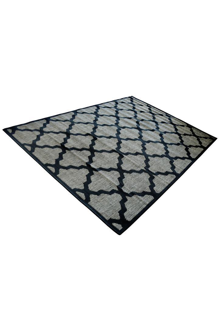 Sisalo Trellis Flatweave Rug - 109 Grey