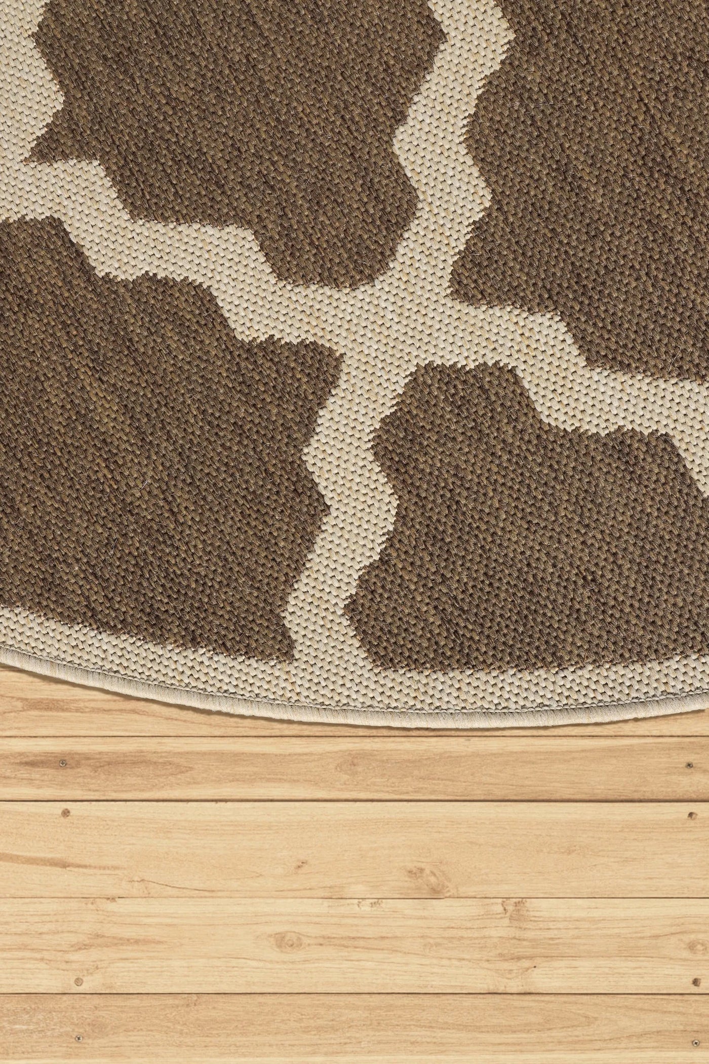 Sisalo Trellis Flatweave Rug - 106 Brown