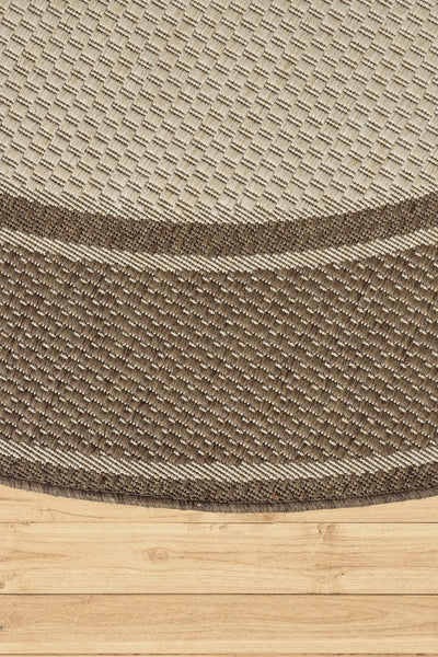 Sisalo Border Flatweave Rug - 102 Natural