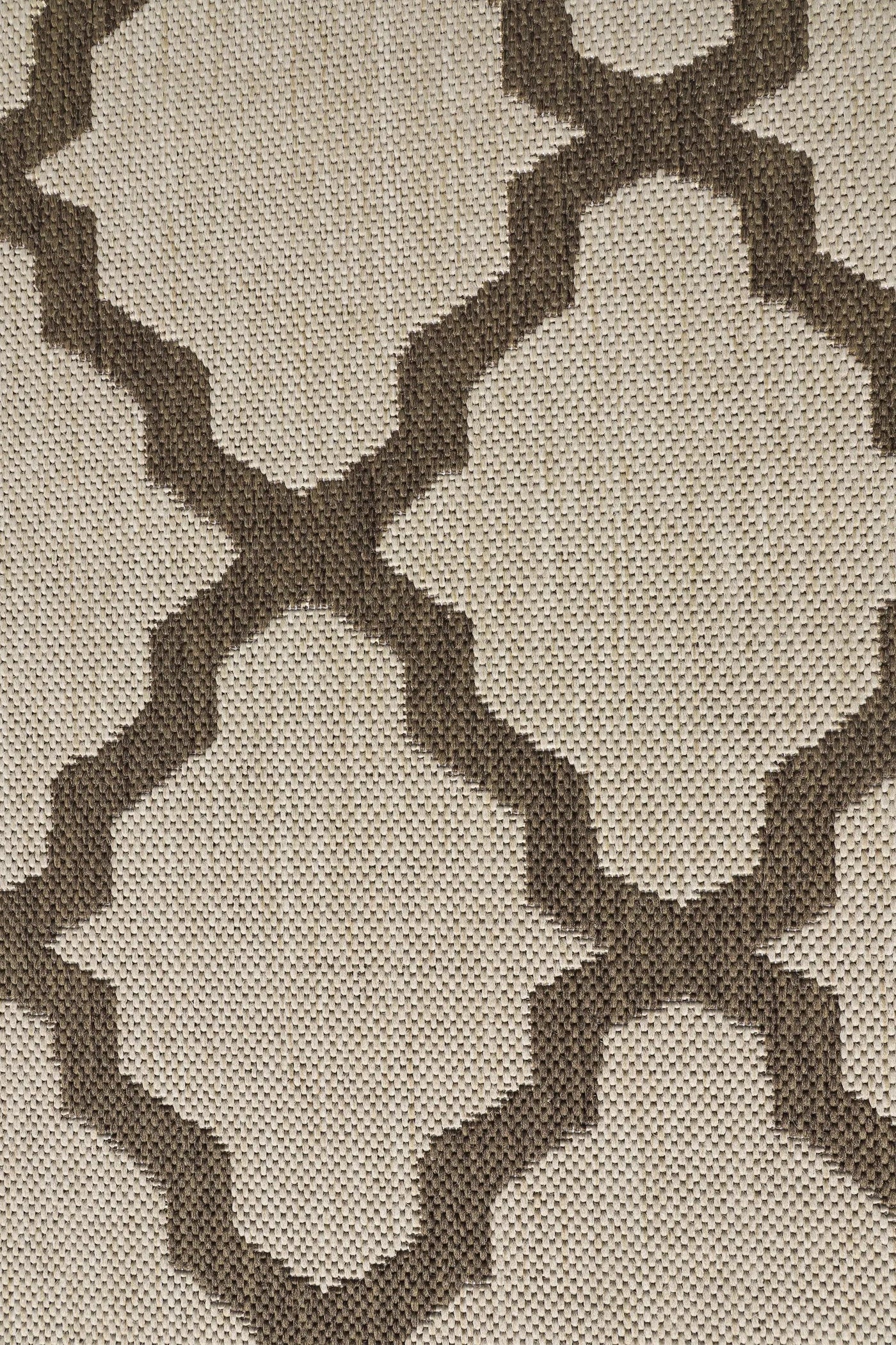 Sisalo Trellis Flatweave Rug - 105  Beige