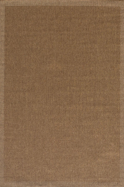 Sisalo Border Flatweave Rug - 187 Brown