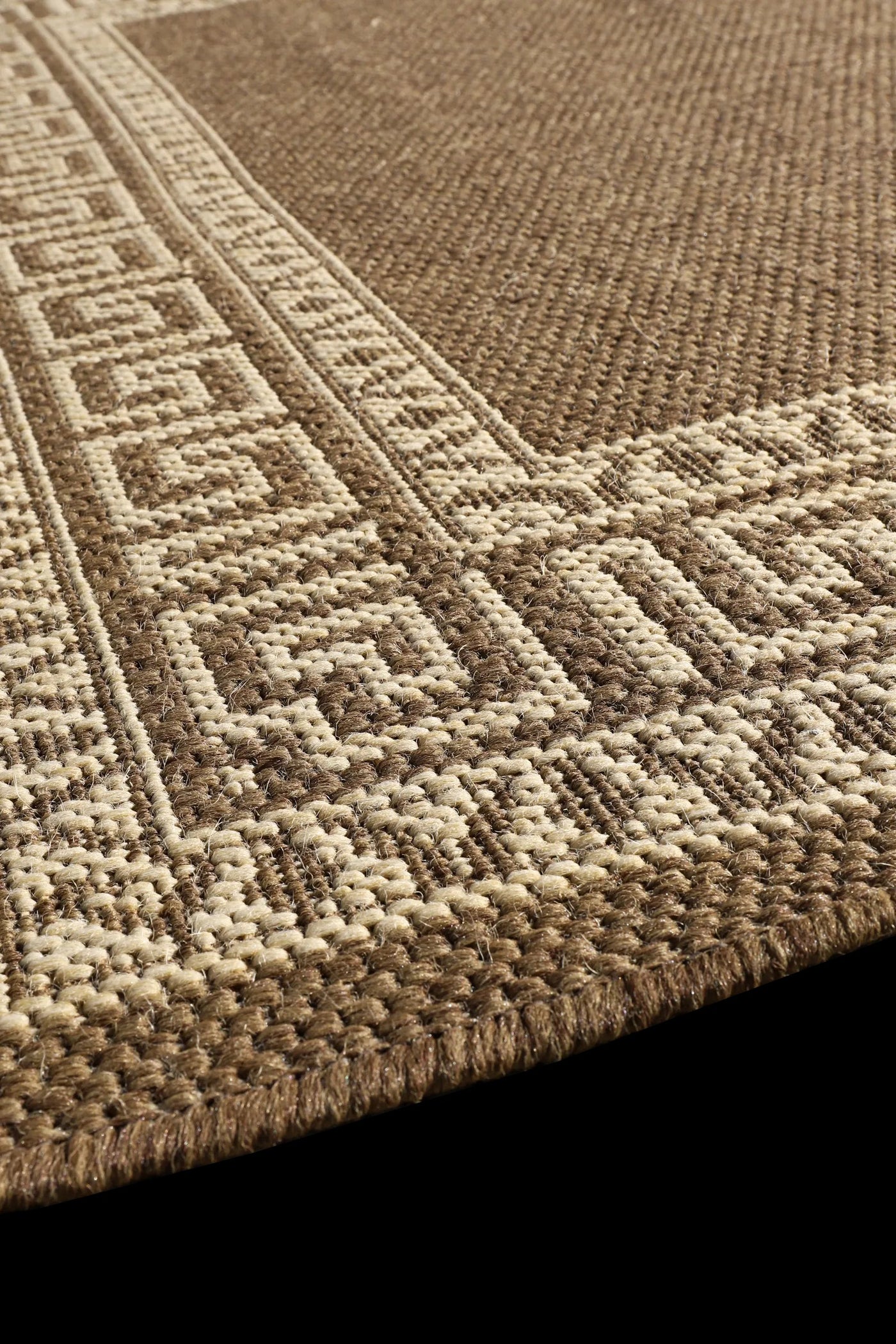 Sisalo Border Flatweave Rug - 179 - Natural