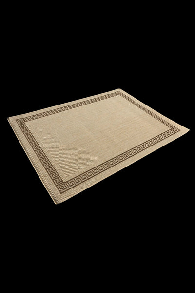 Sisalo Border Flatweave Rug - 123 Natural