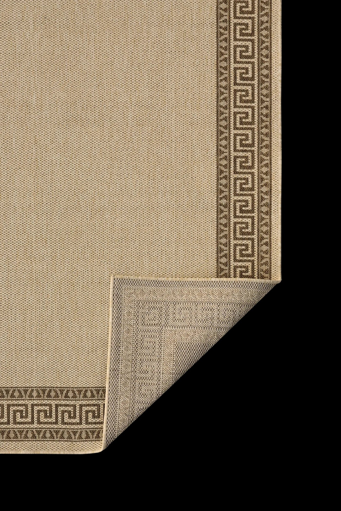 Sisalo Border Flatweave Rug - 177 Natural