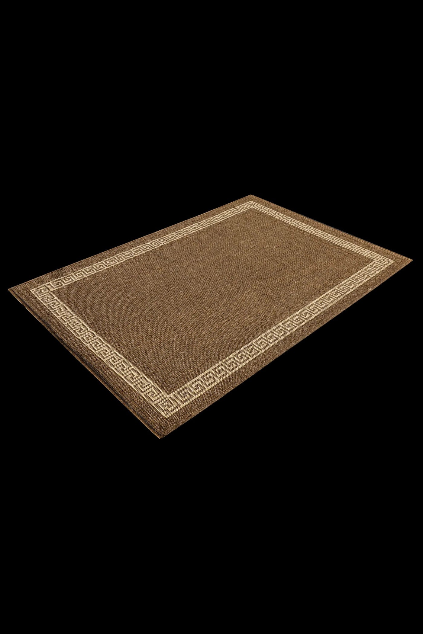 Sisalo Border Flatweave Rug - 125 Brown