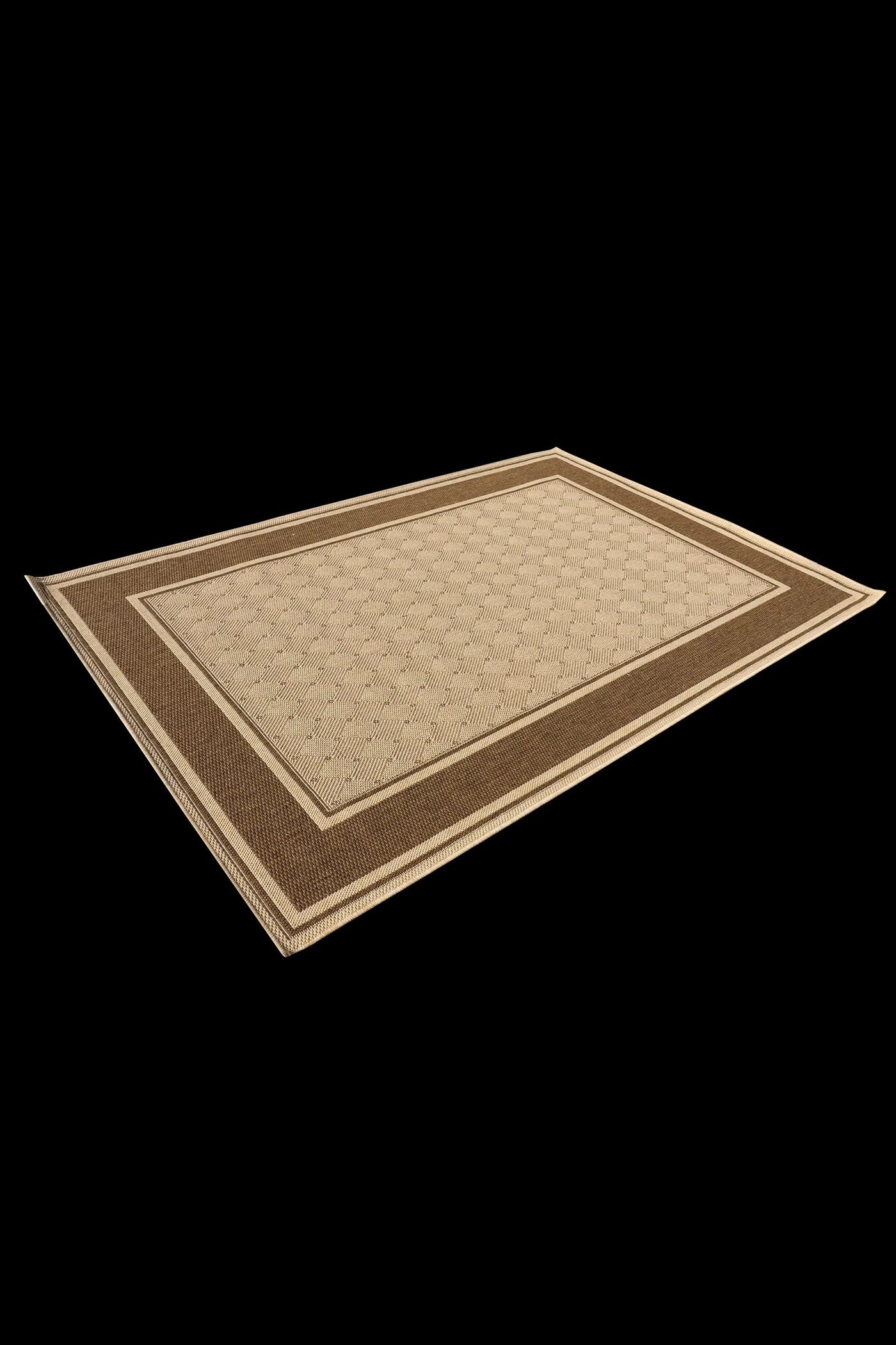 Sisalo Border Flatweave Rug - 132 Beige