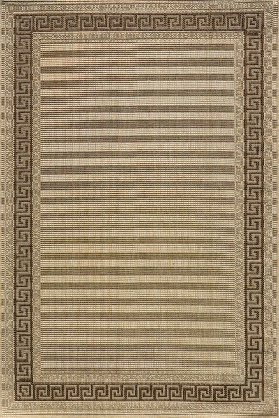 Sisalo Border Flatweave Rug - 123 Natural