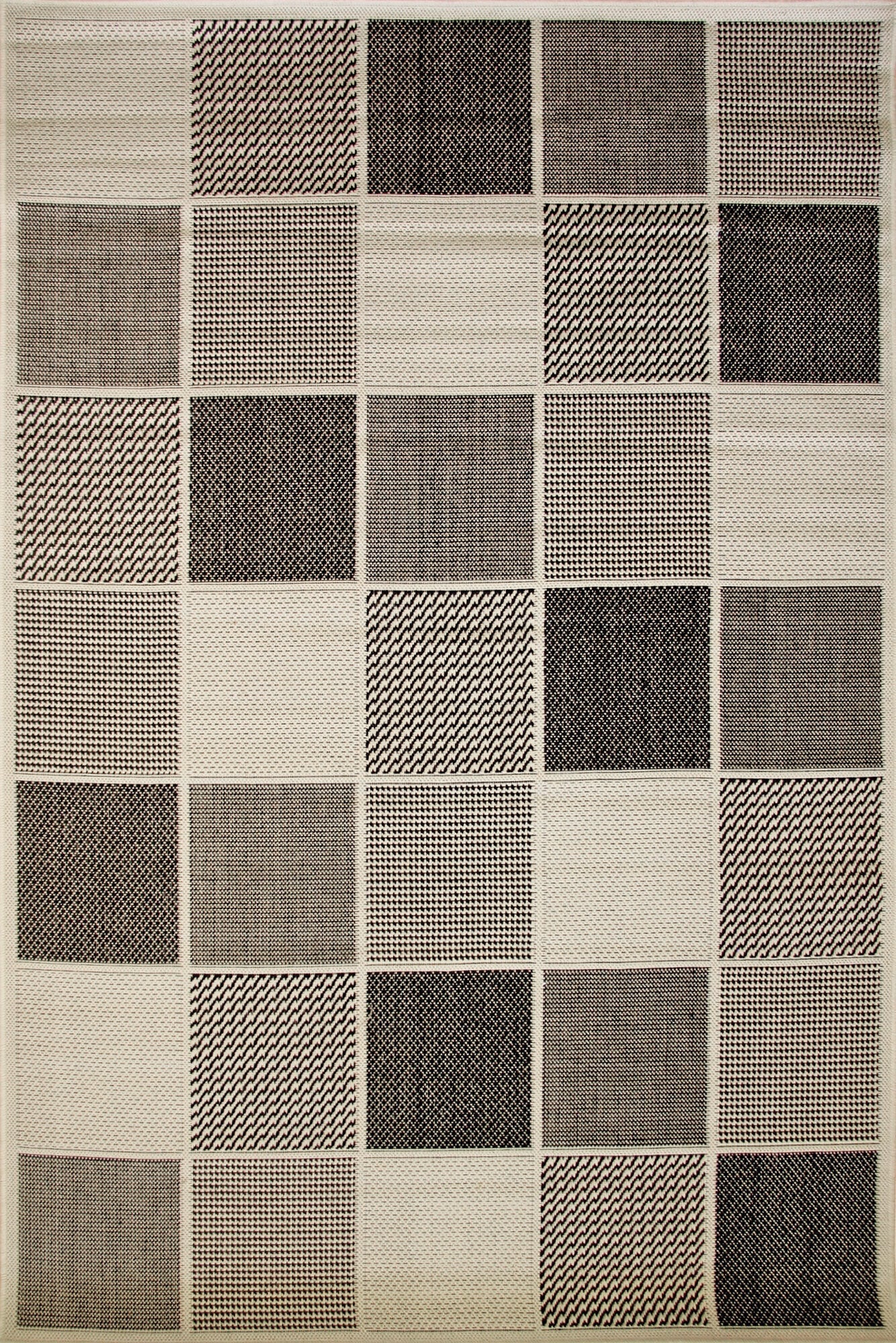 Sisalo Geometric Flatweave Rug - 108 Beige