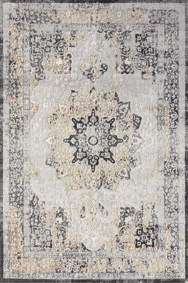 Soft Distressed Rug - 101 Grey