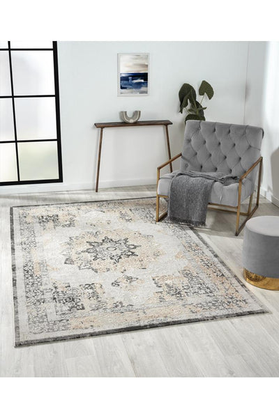 Soft Distressed Rug - 101 Grey