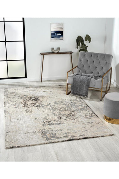 Soft Distressed Rug - 103 Grey