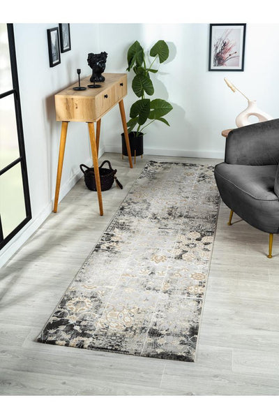 Soft Distressed Rug - 104 Grey