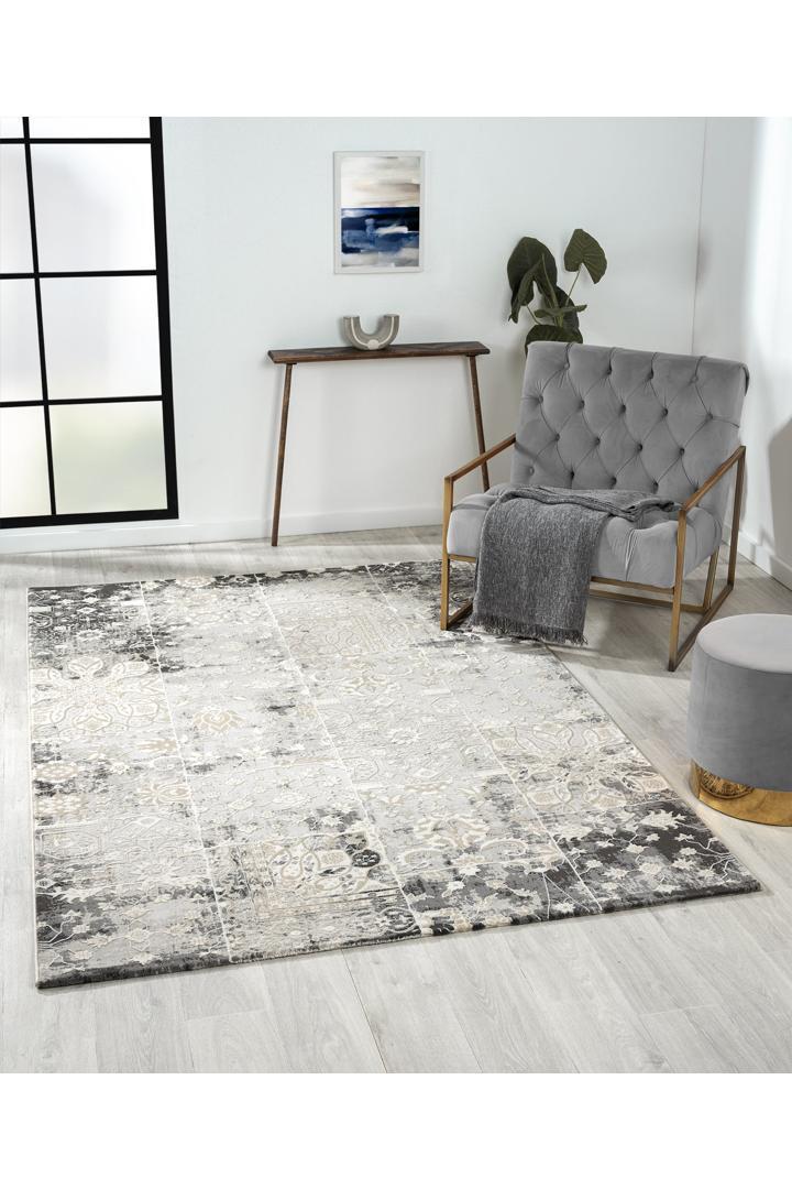Simple Gray Distressed Rug Soft Distressed Rugs - 8797-Grey | Buy Rugs Online | Cyrus Rugs