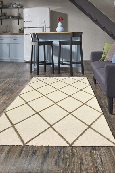 Softness Trellis Rug - 110 Cream