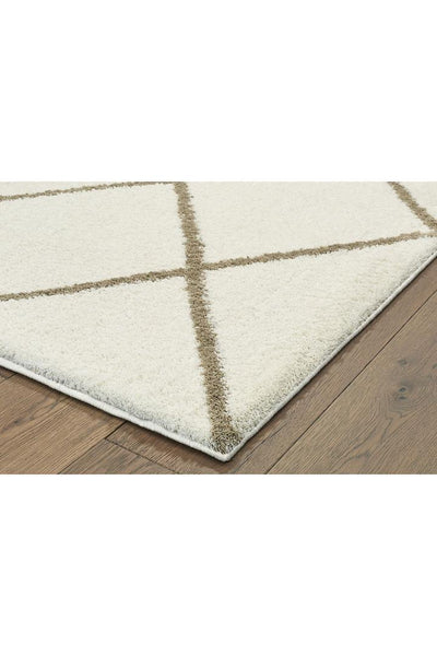 Softness Trellis Rug - 110 Cream