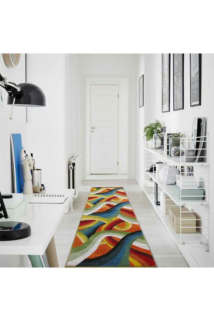 Splendido Abstract Rug - 139 Orange