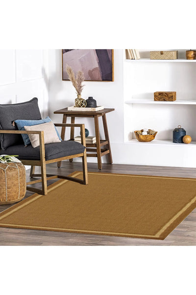 Sisalo Abstract Flatweave Rug - 154 Brown