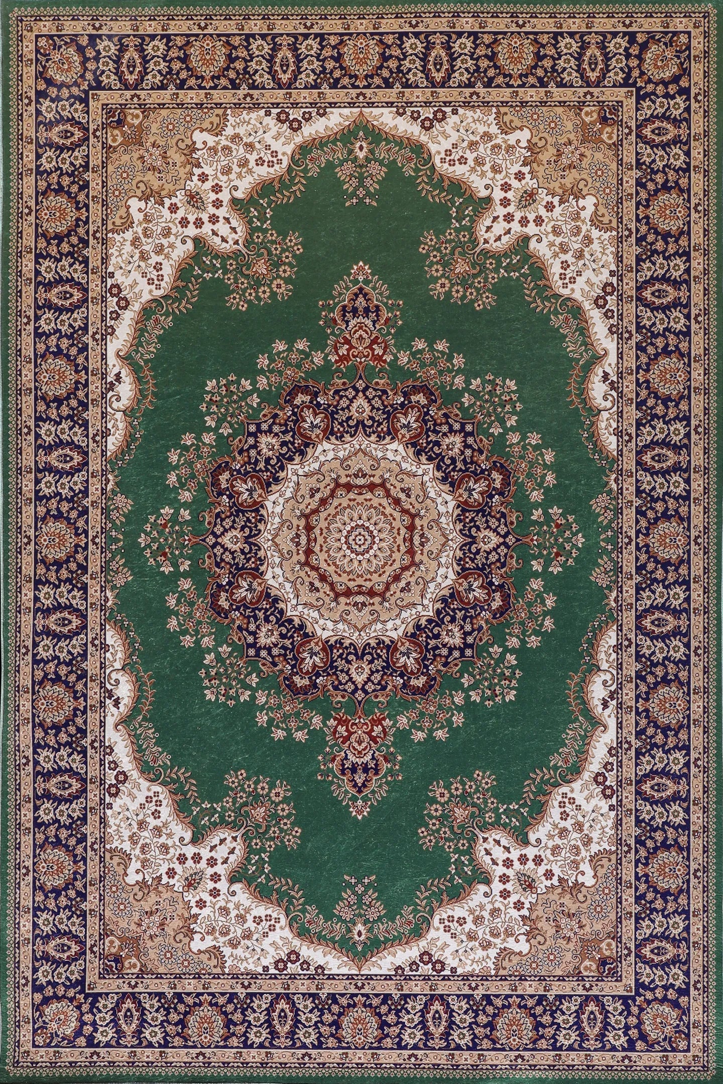 Sale - Star Collection - G-03-Dark Green | Buy Rugs Online | Cyrus Rugs