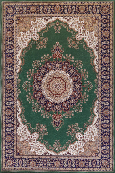 Star Traditional Rug - 104 Green