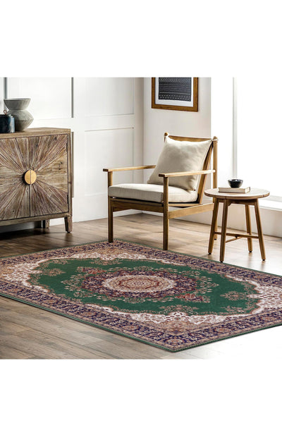 Star Traditional Rug - 104 Green