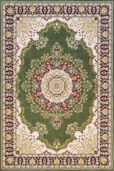 Star Traditional Rug - 107 Green