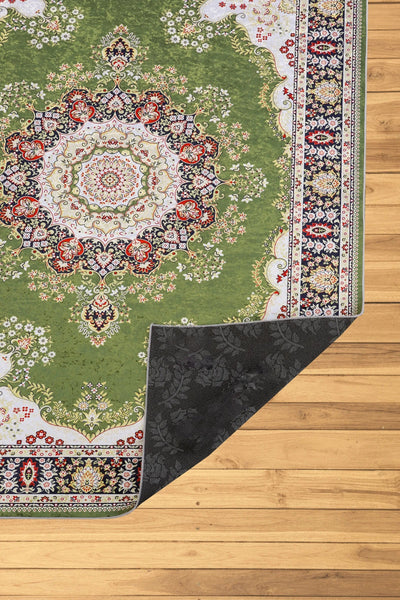 Star Traditional Rug - 107 Green