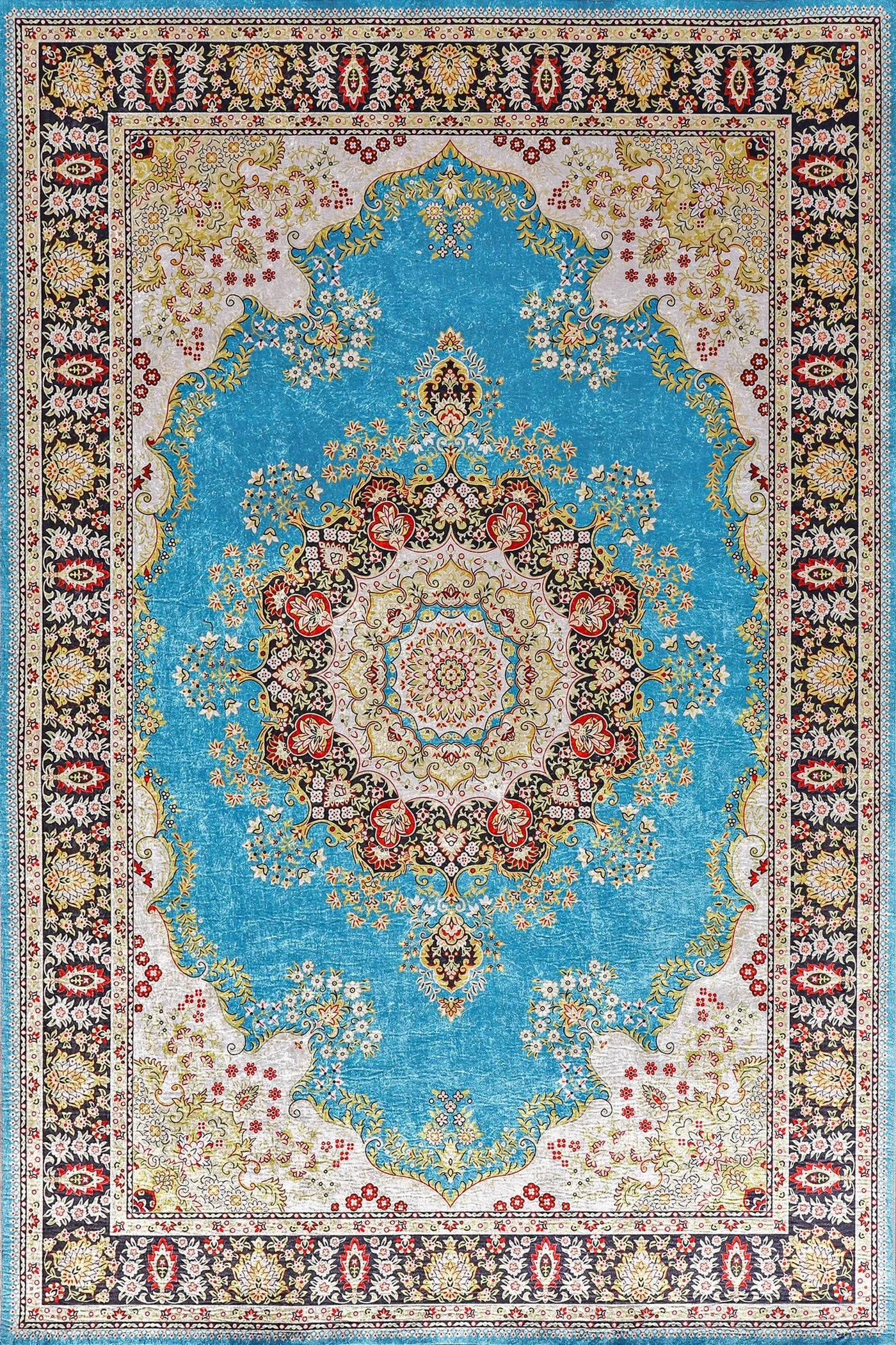 Star Traditional Rug - 109 Blue