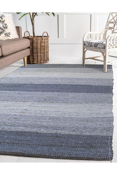 Stripes Hand Loomed Flatweave Rug