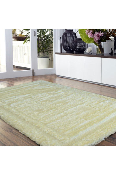 Super Shaggy Plain Rug - 118 Beige