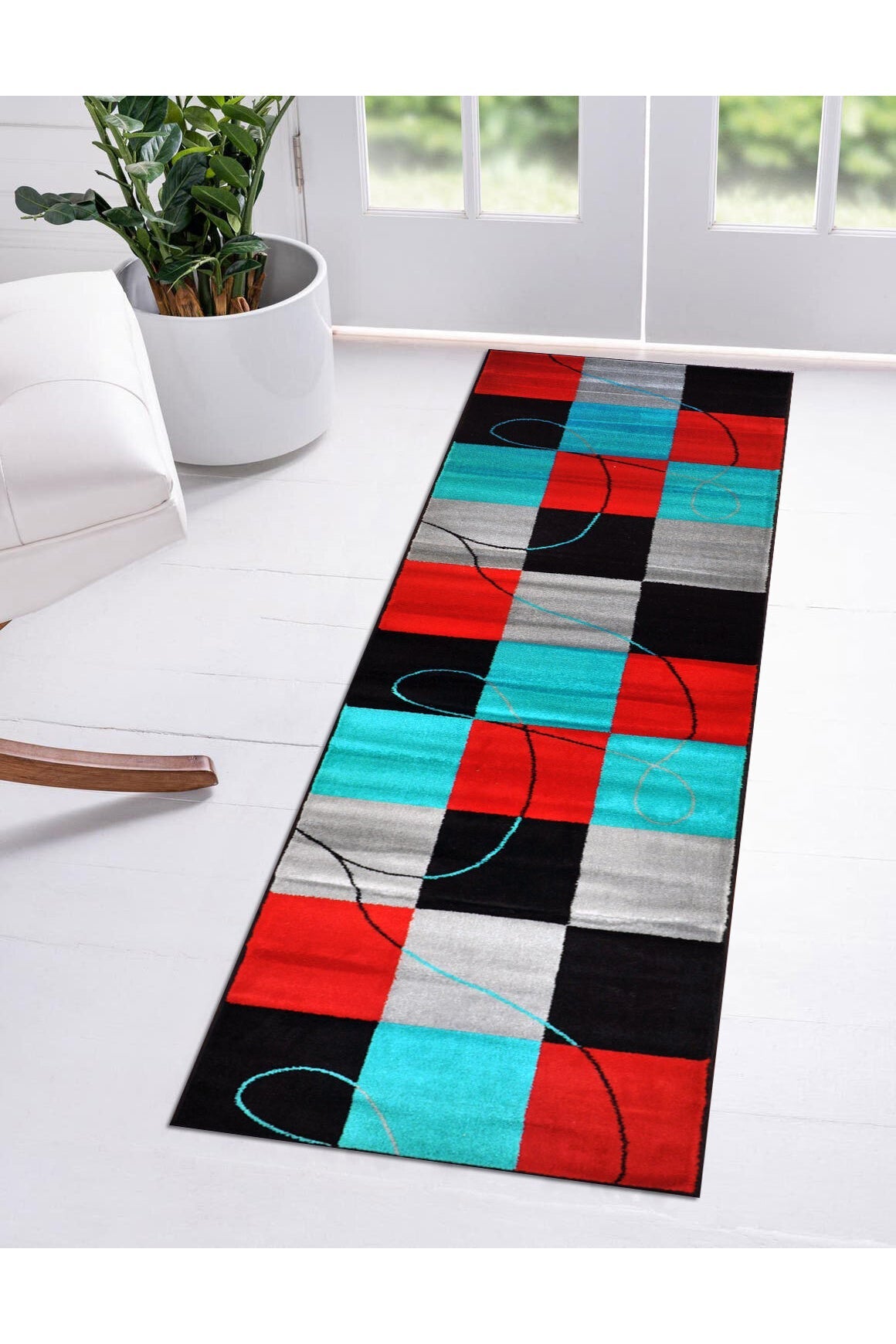 Surf Abstract Rug - 114 Multicolours