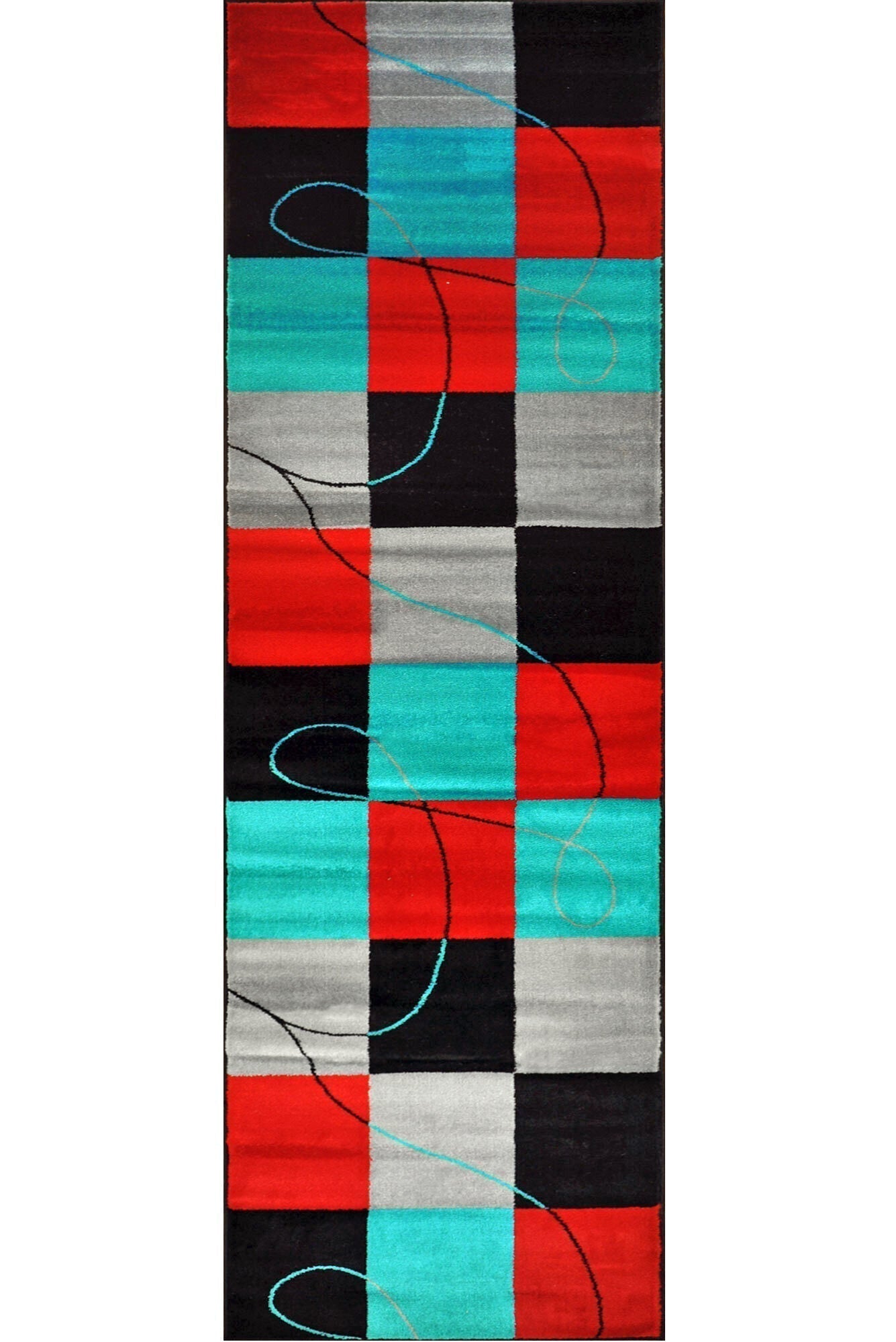 Surf Abstract Rug - 115 Multicolours