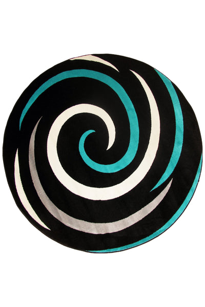 Surf Abstract Rug - 107 Blue