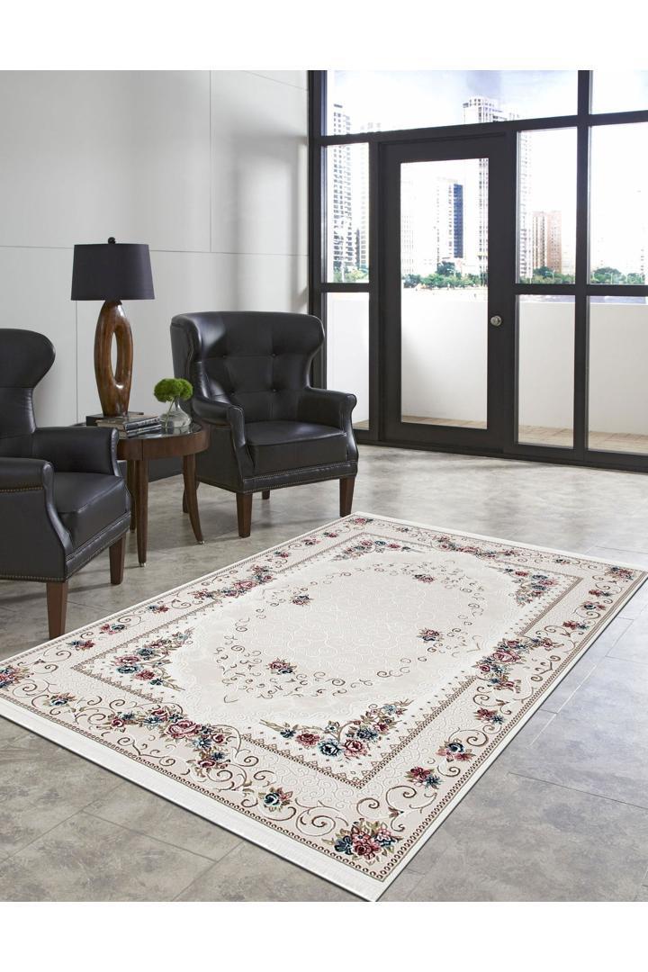 Symphony Floral Rug - 102 Cream