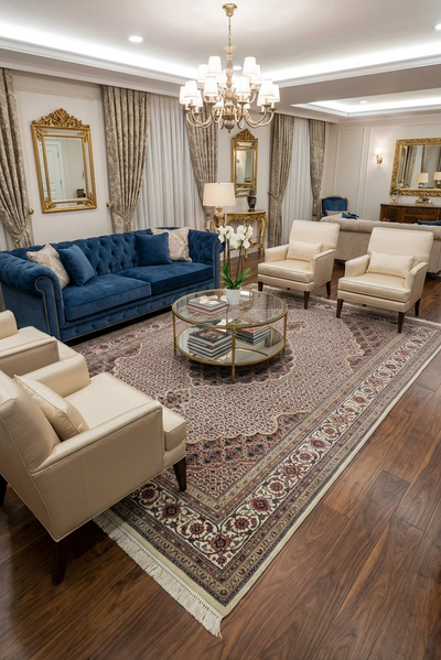 Tabriz Mehdi Wool Hand Knotted 246x172 cm