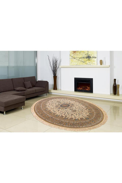 Tehran Traditional Medallion Rug - 103 Cream