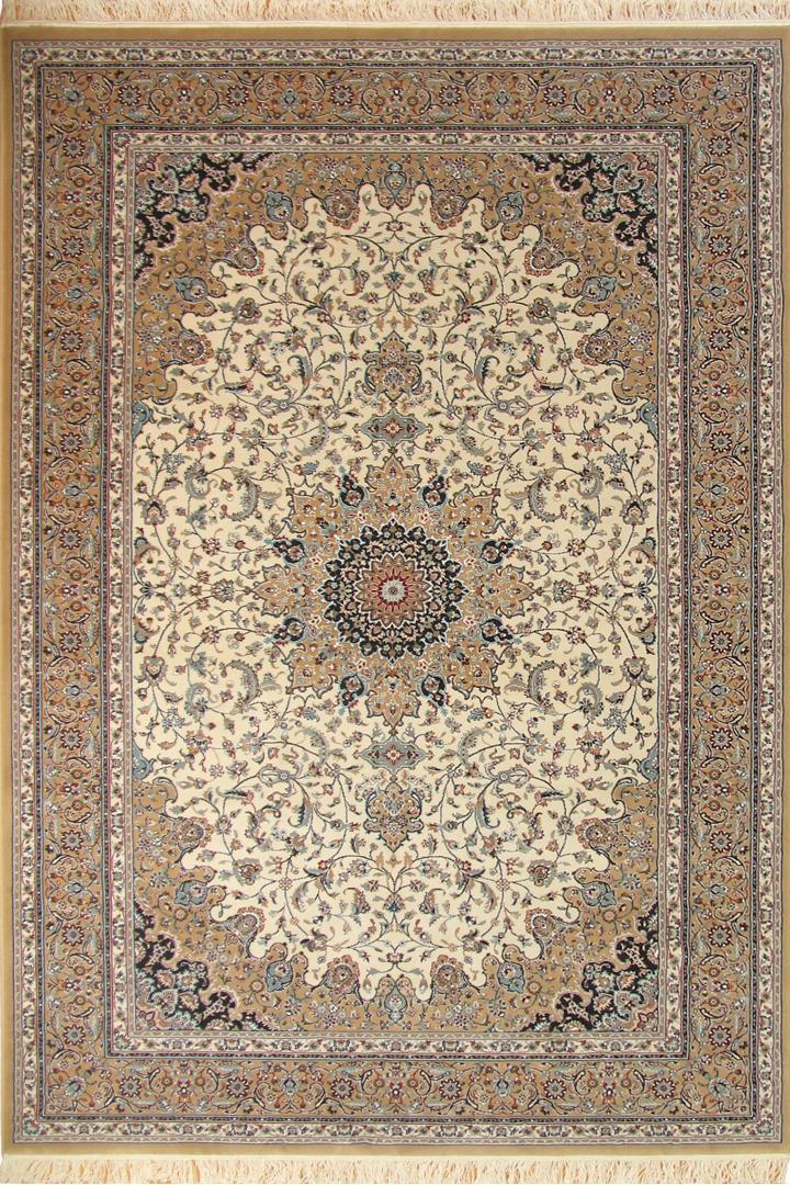 Tehran Traditional Medallion Rug - 103 Cream