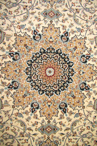 Tehran Traditional Medallion Rug - 103 Cream