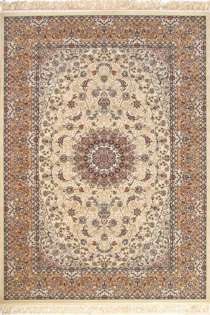 Tehran Traditional Medallion Rug - 106 Cream